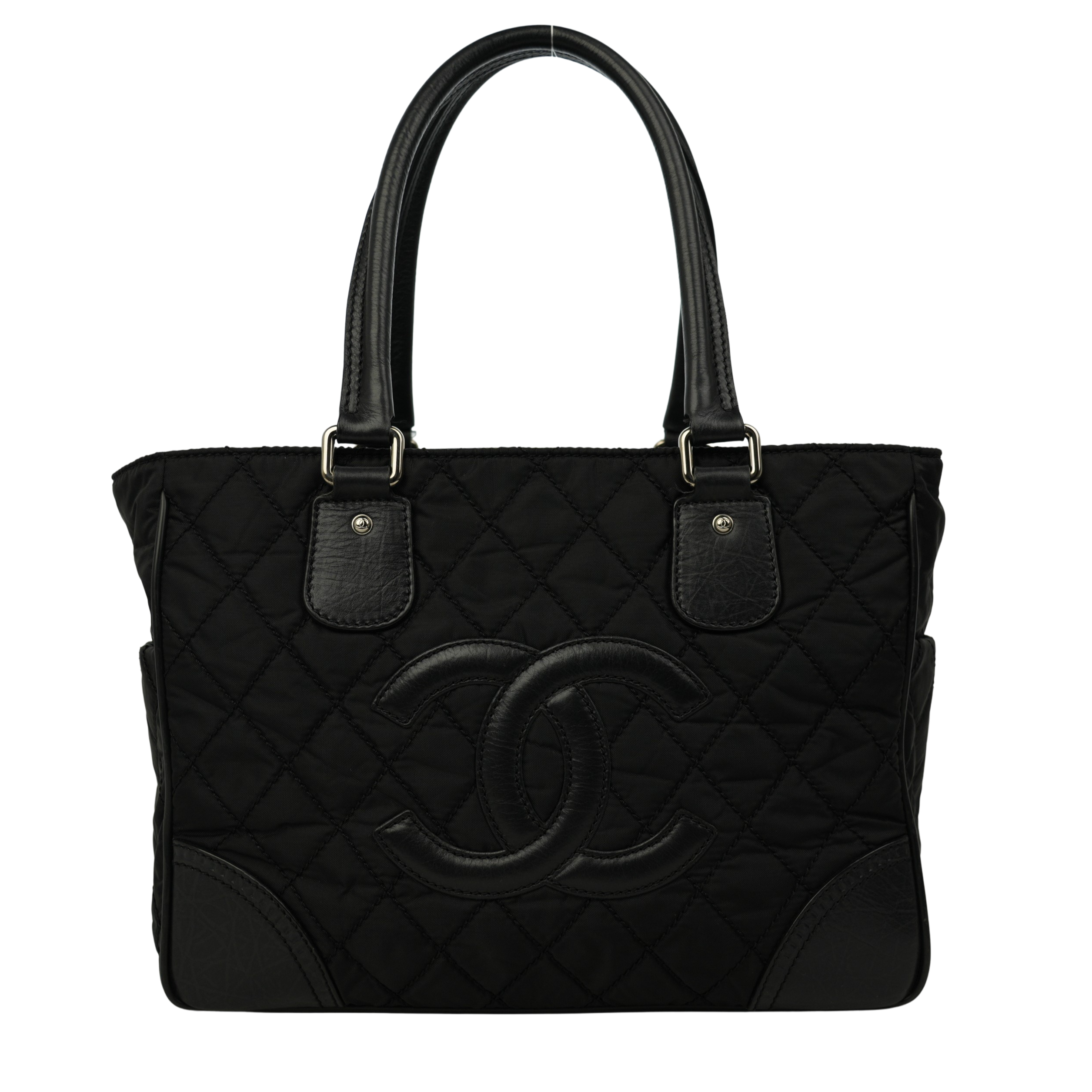 CHANEL 2008-2009 Nylon Paris-New York Tote Bag/Shoulder Bag