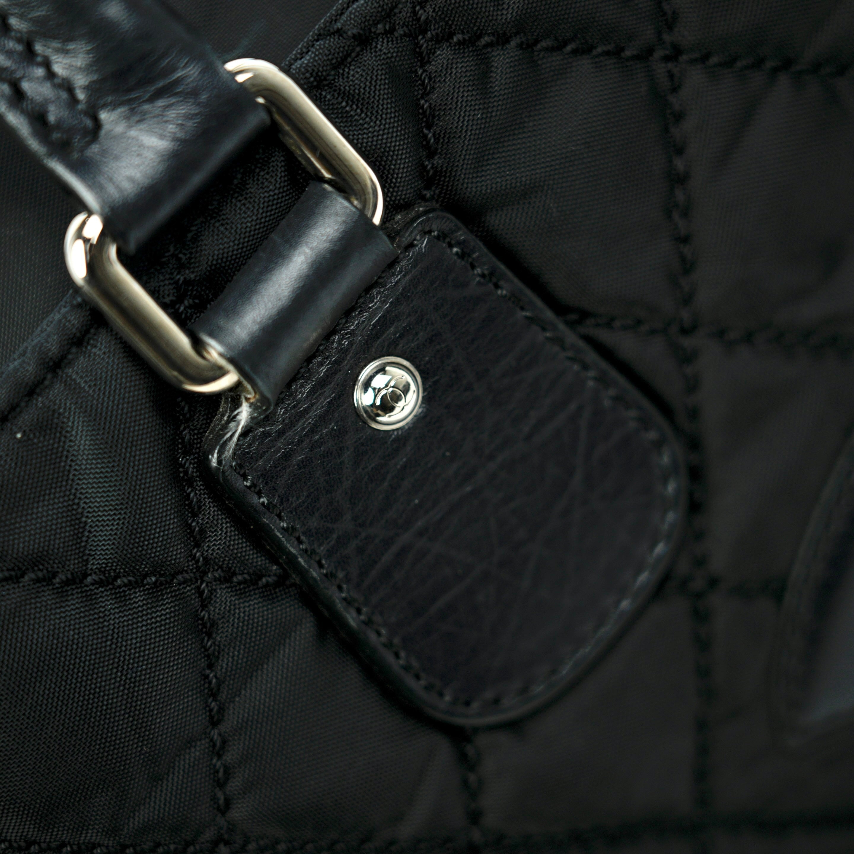 CHANEL 2008-2009 Nylon Paris-New York Tote Bag/Shoulder Bag