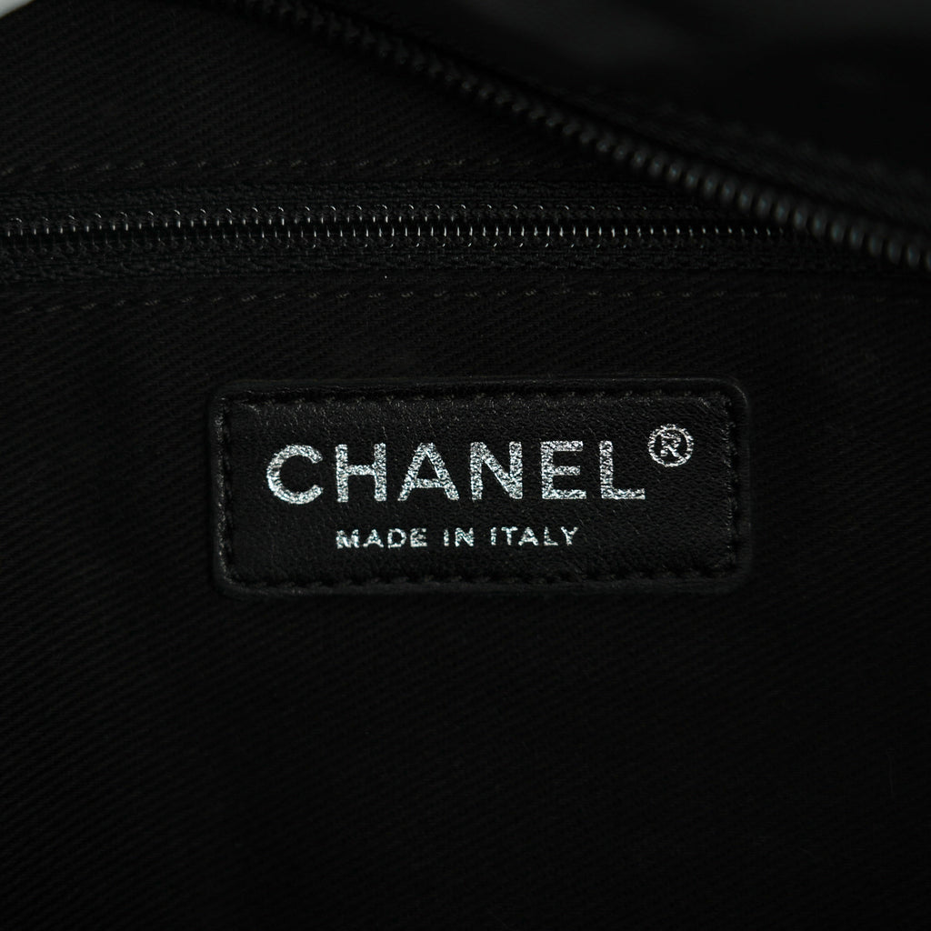 CHANEL 2008-2009 Nylon Paris-New York Tote Bag/Shoulder Bag