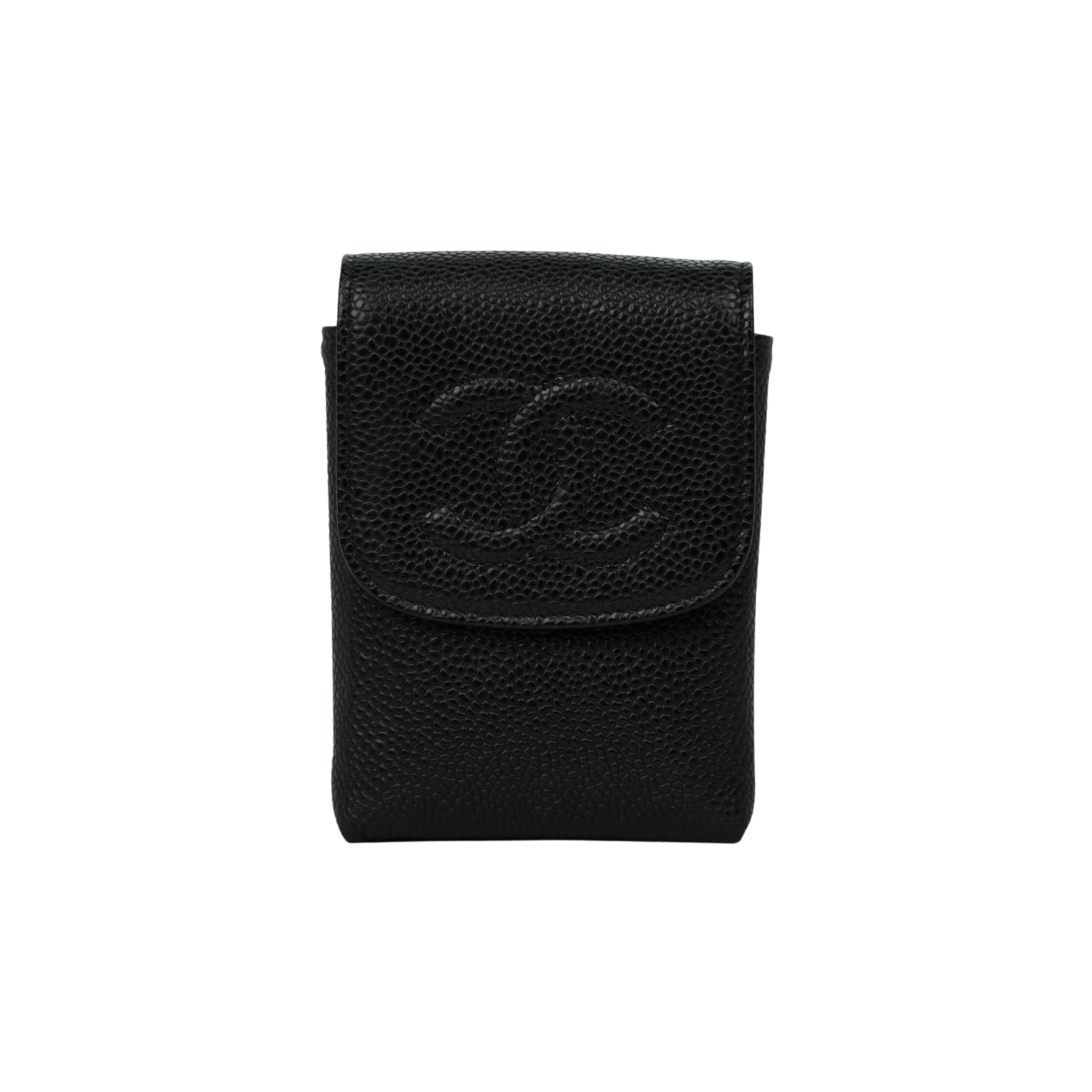 CHANEL 2008–2009 Caviar Leather Cigarette Case