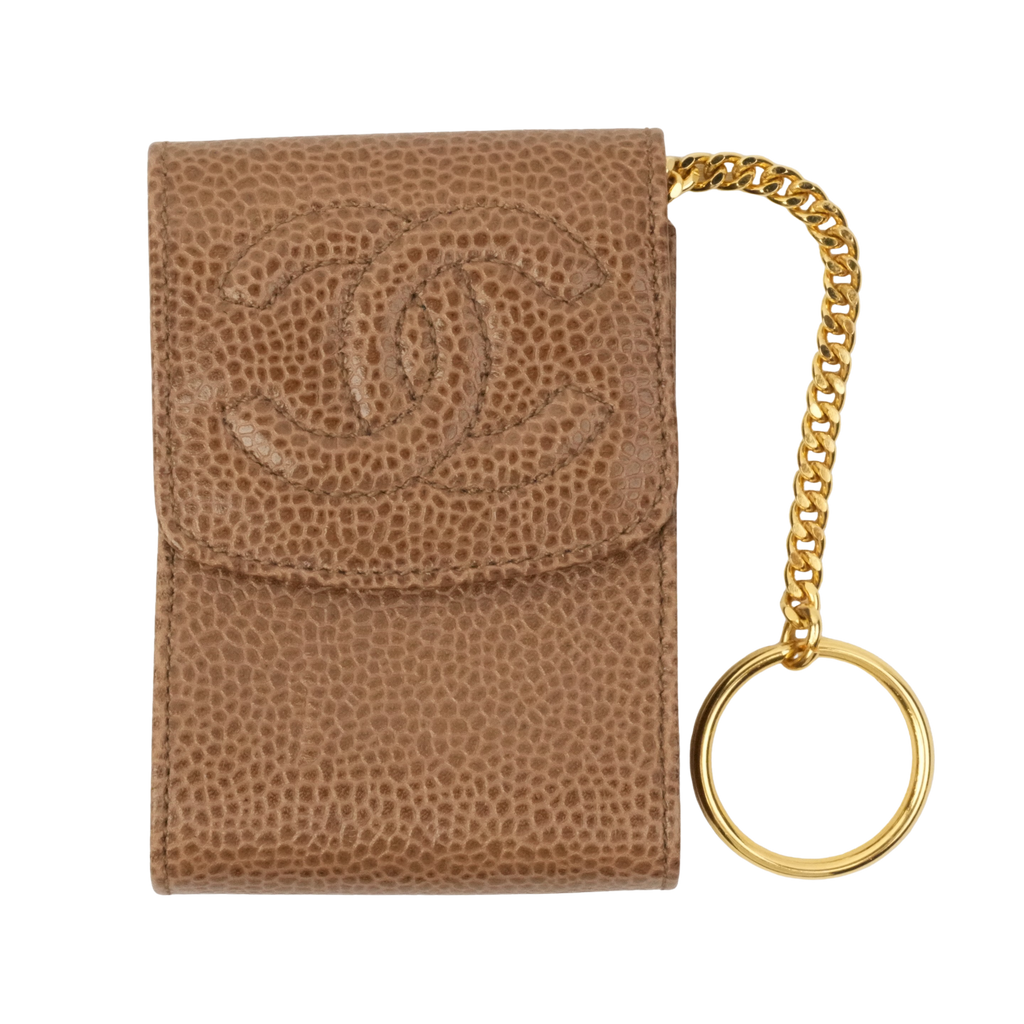CHANEL Caviar Skin Cigarette Case