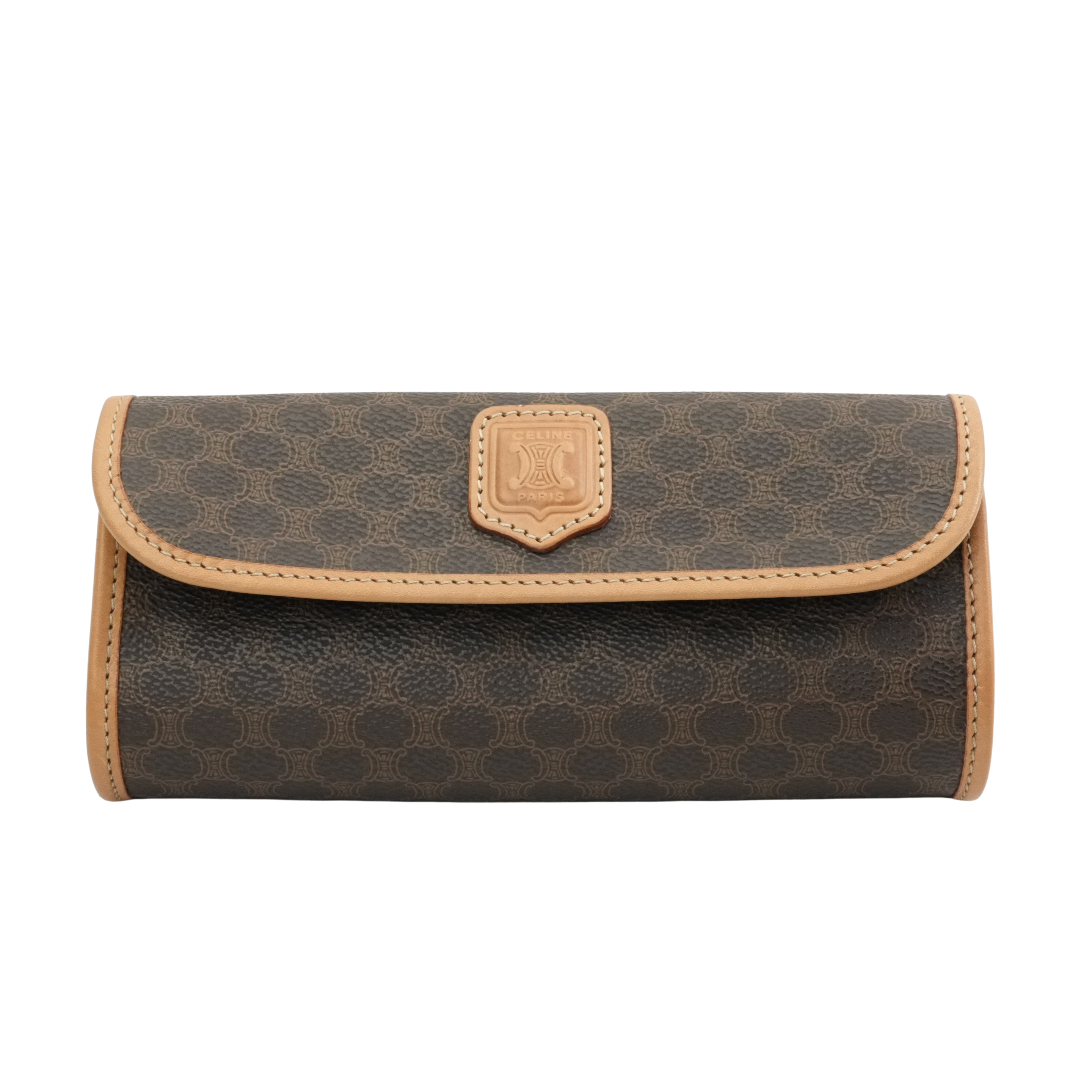 CELINE Macadam Leather Pouch