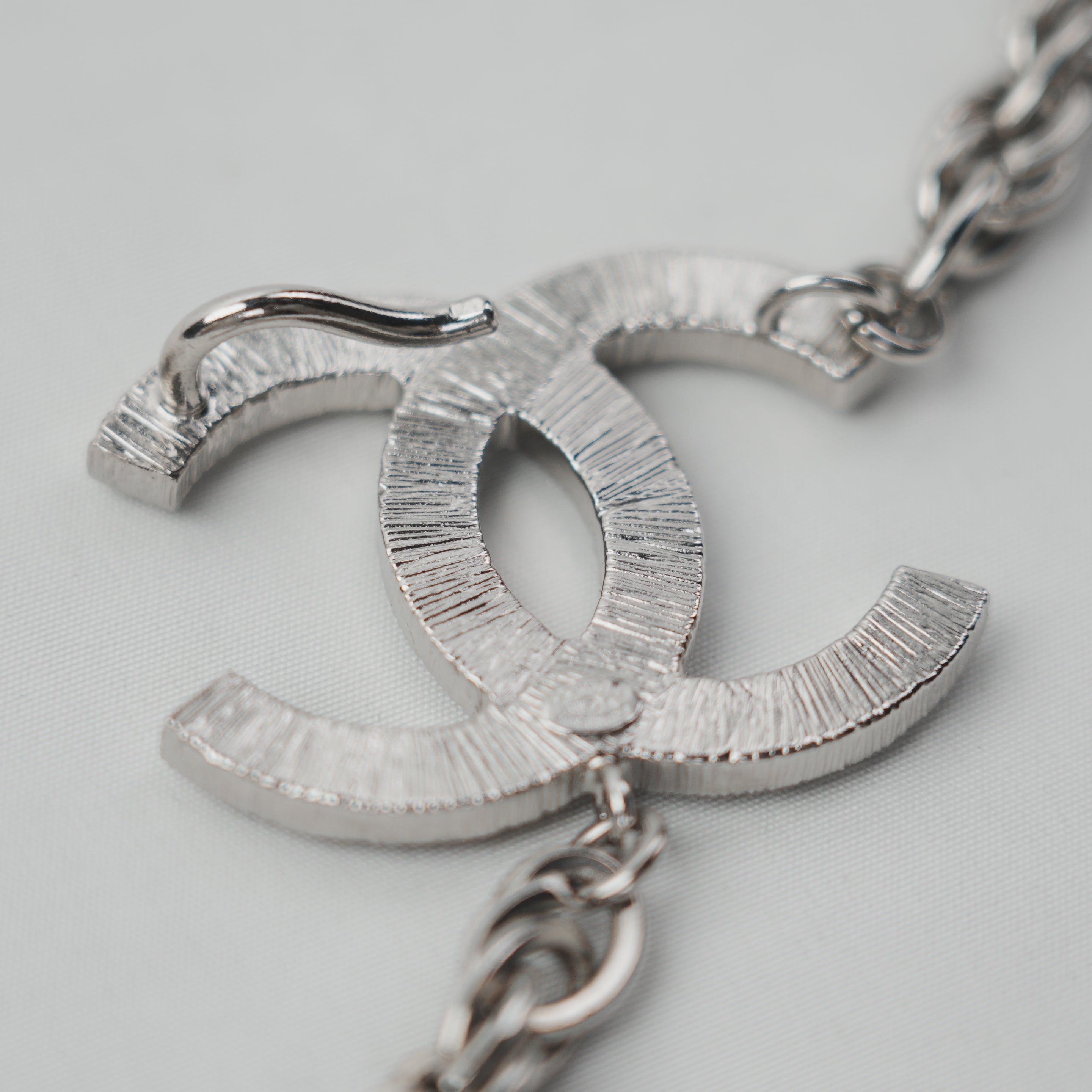CHANEL 2008 Coco Mark Rhinestone Belt
