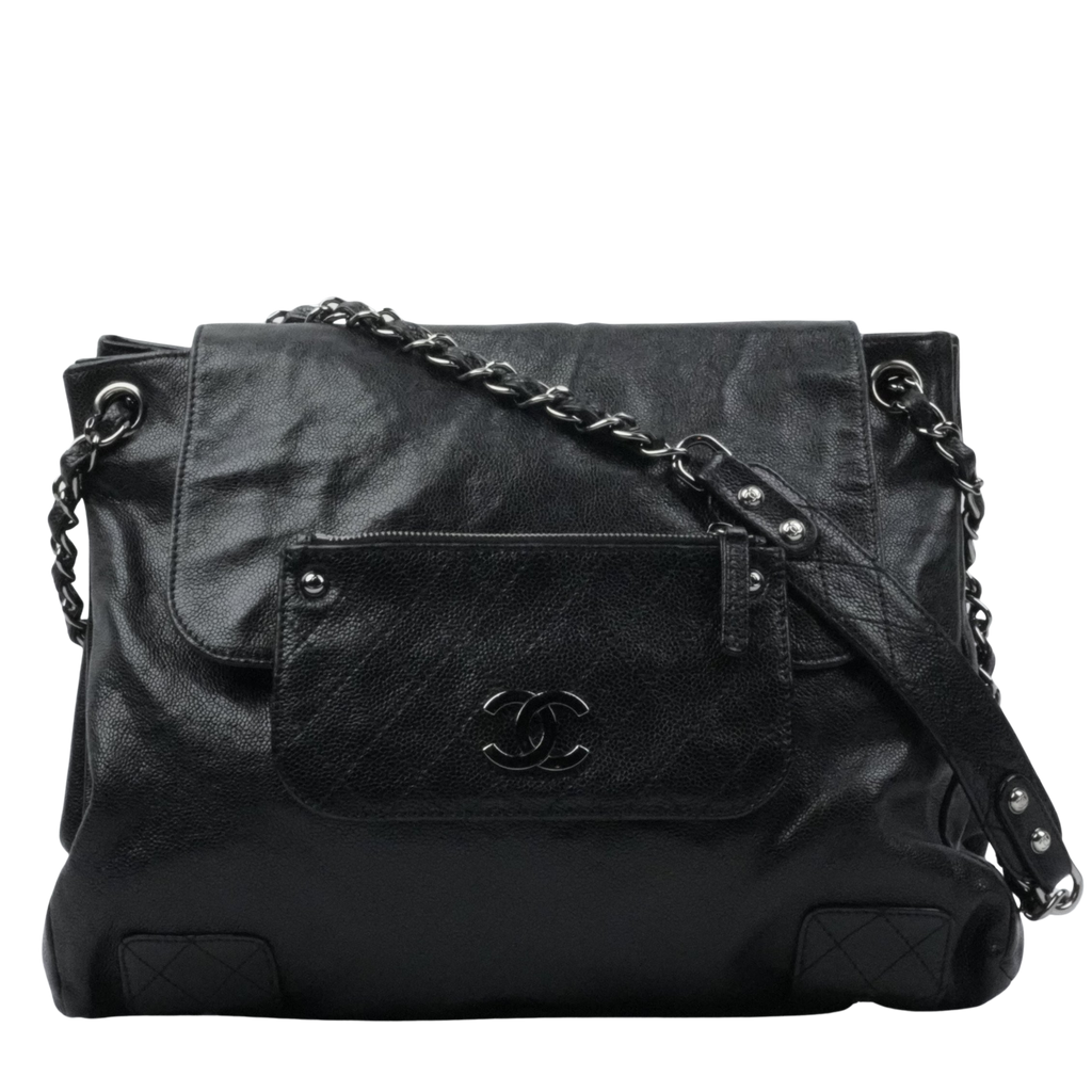 CHANEL 2006–2008 Caviar Skin Tote Bag / Shoulder Bag
