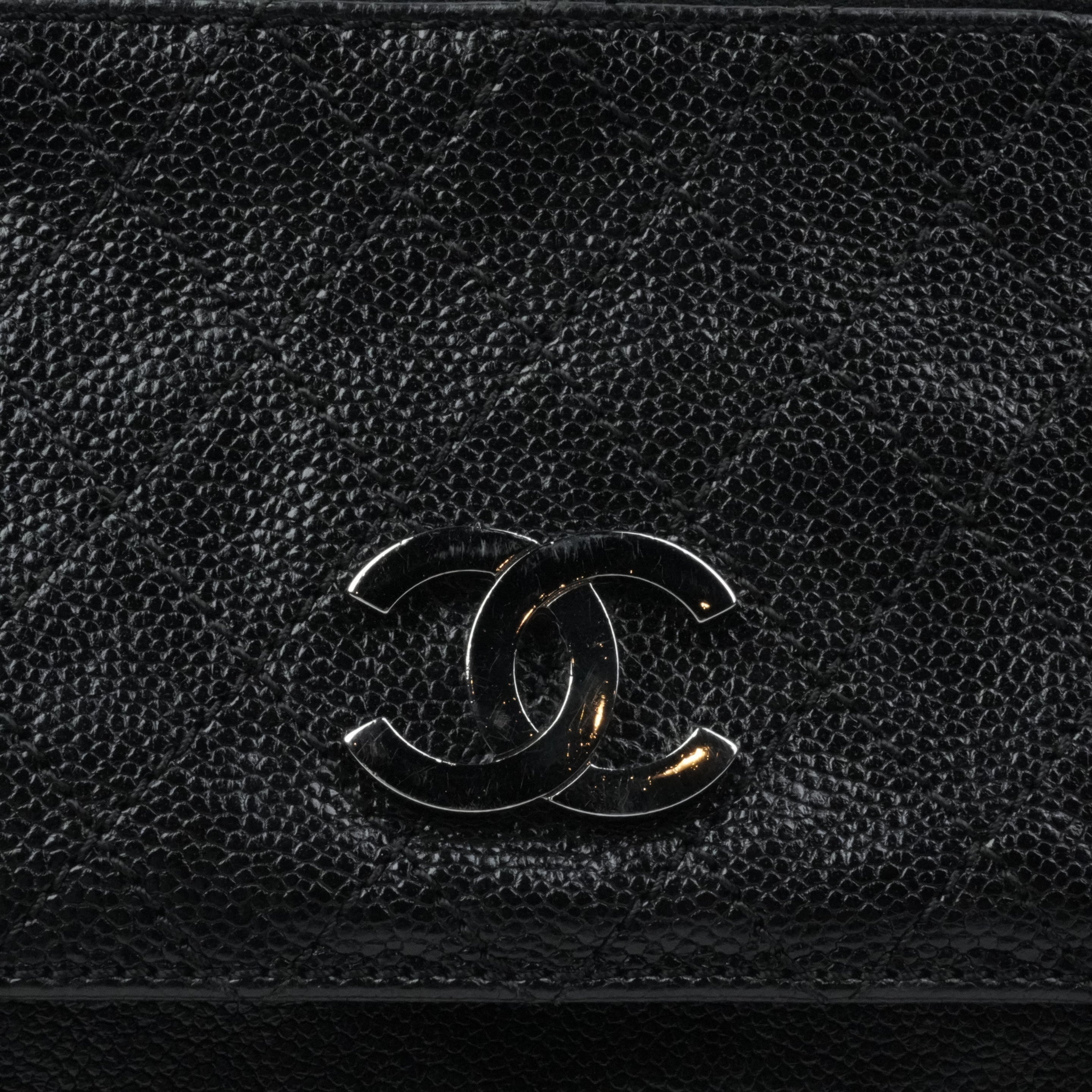 CHANEL 2006–2008 Caviar Skin Tote Bag / Shoulder Bag