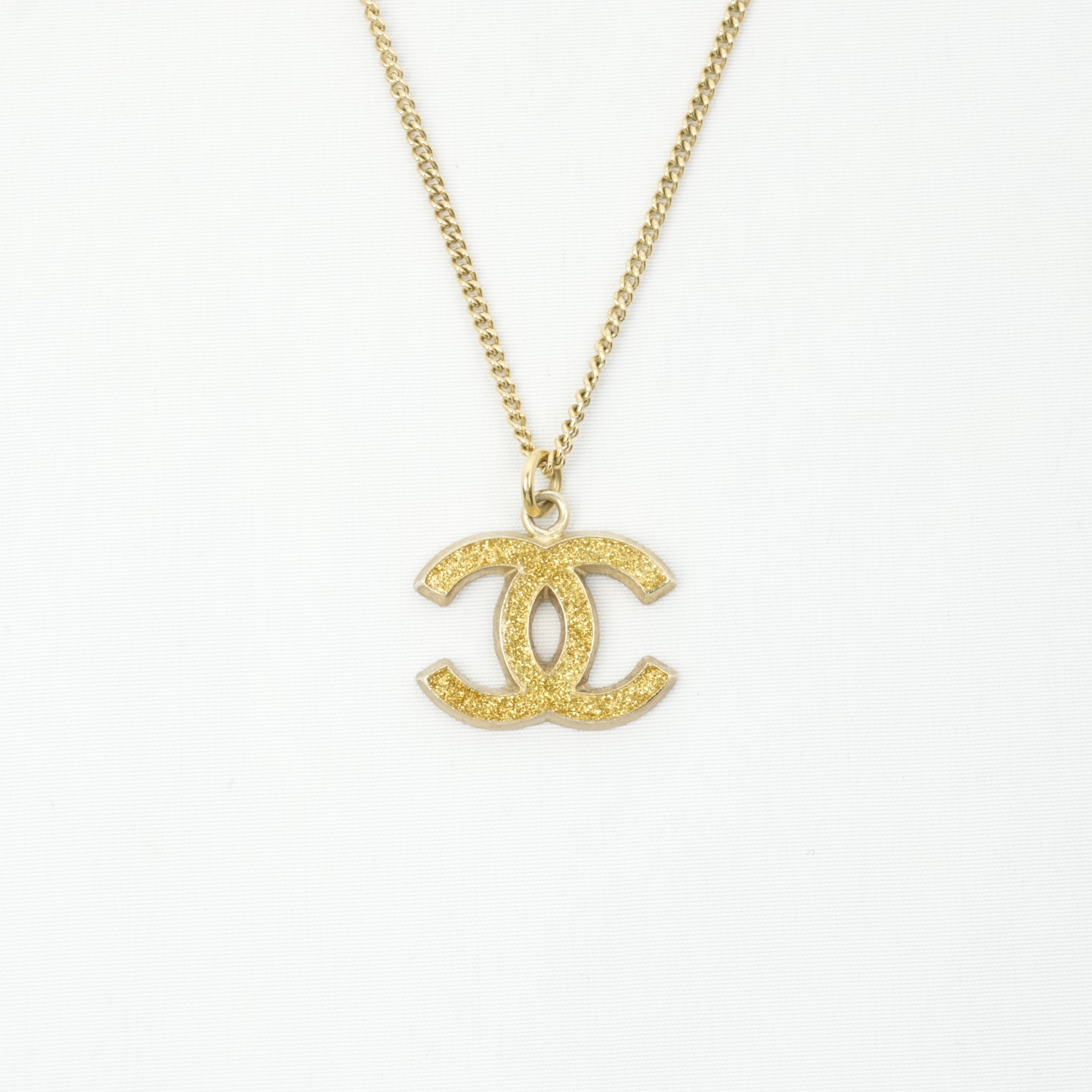 CHANEL 2005 Coco Mark Necklace