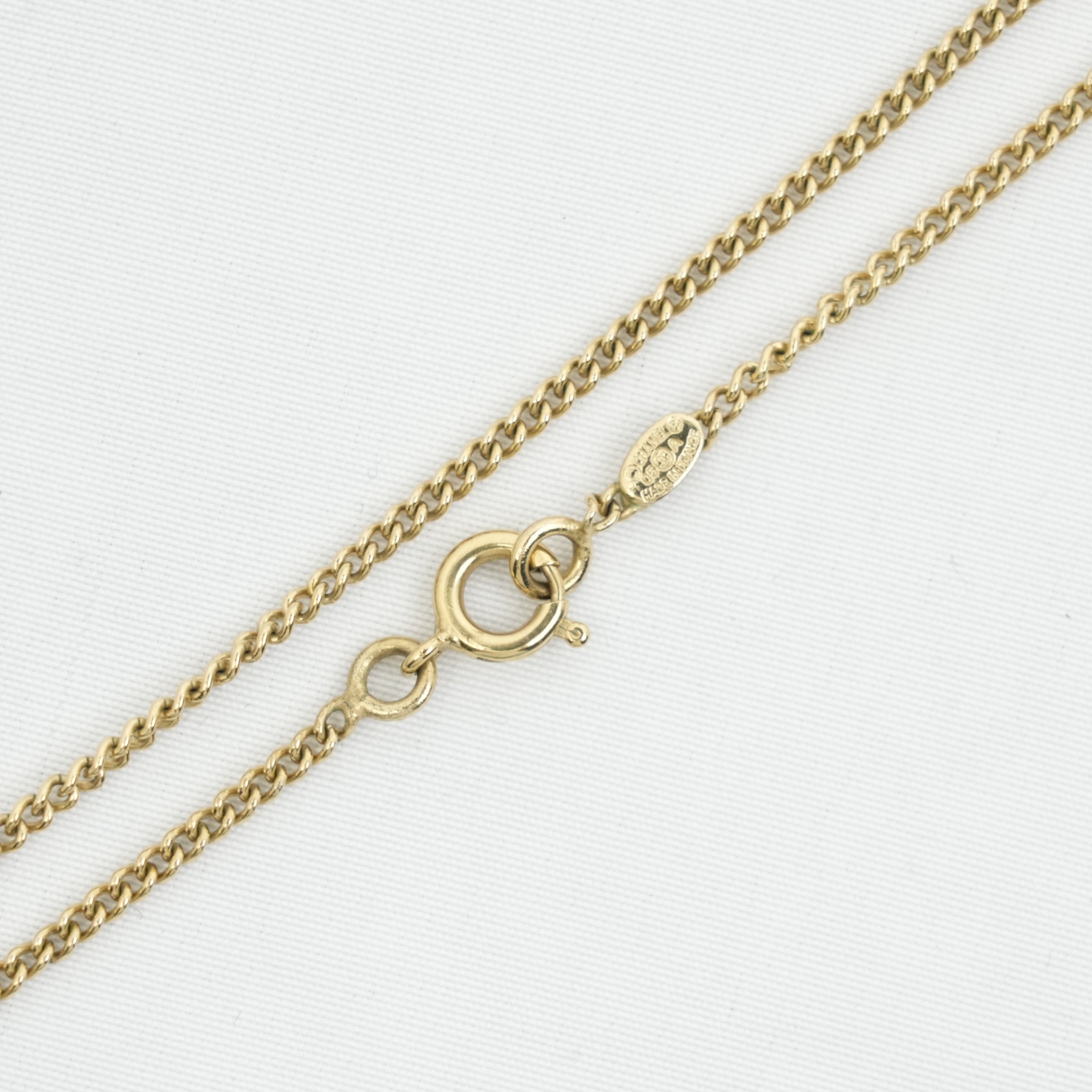 CHANEL 2005 Coco Mark Necklace
