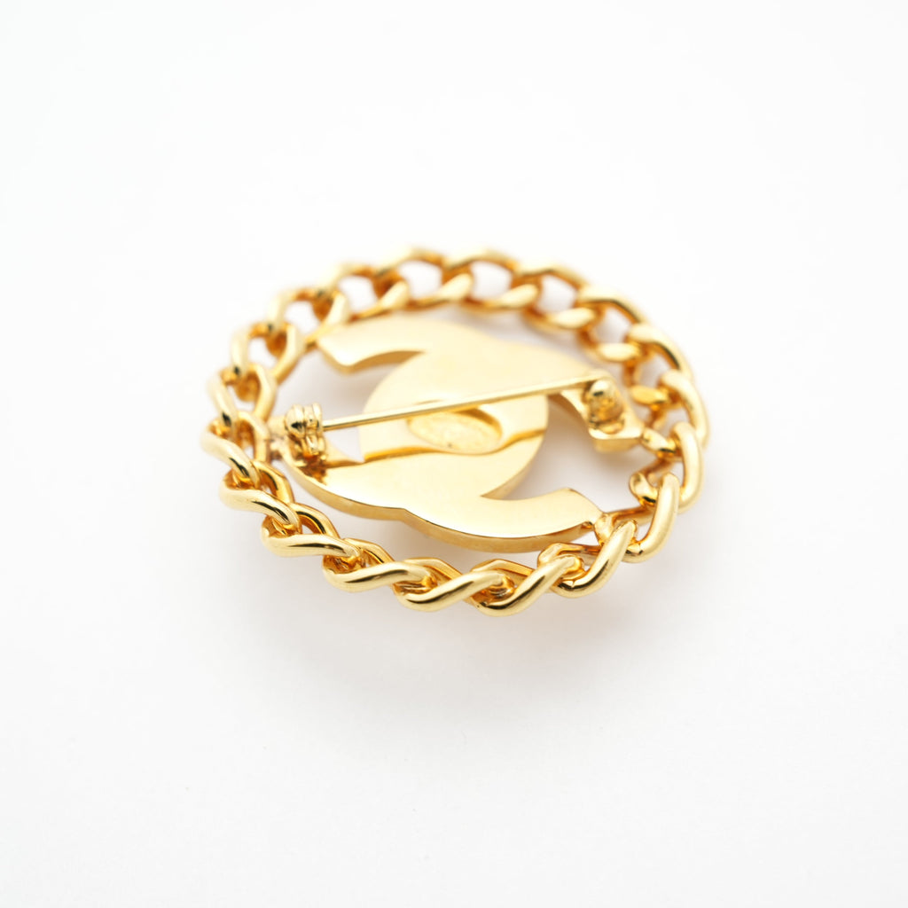 CHANEL Brooch Turn Lock