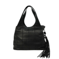 CHANEL Choco Bar Fringe Tote Bag/Shoulder Bag