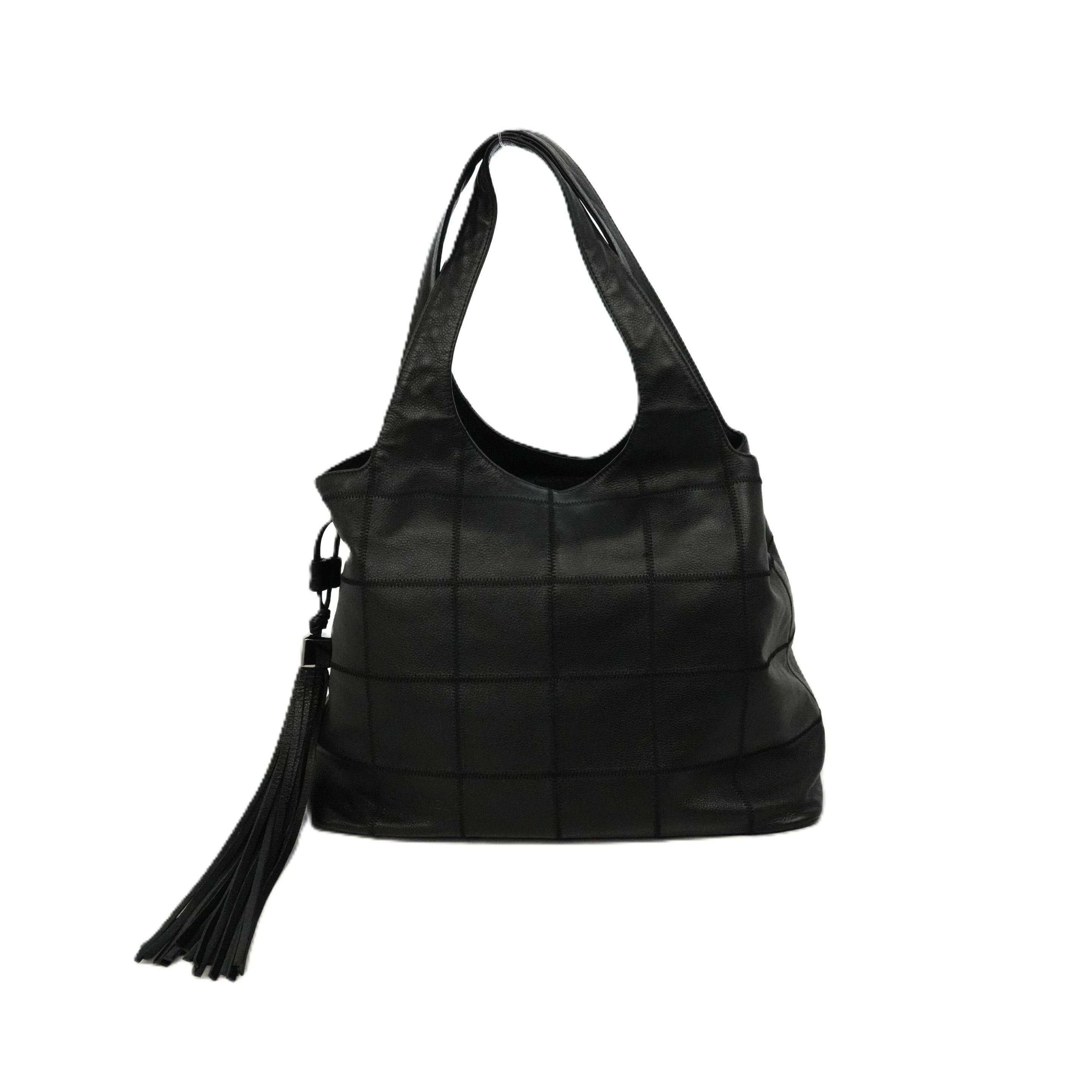 CHANEL Choco Bar Fringe Tote Bag/Shoulder Bag