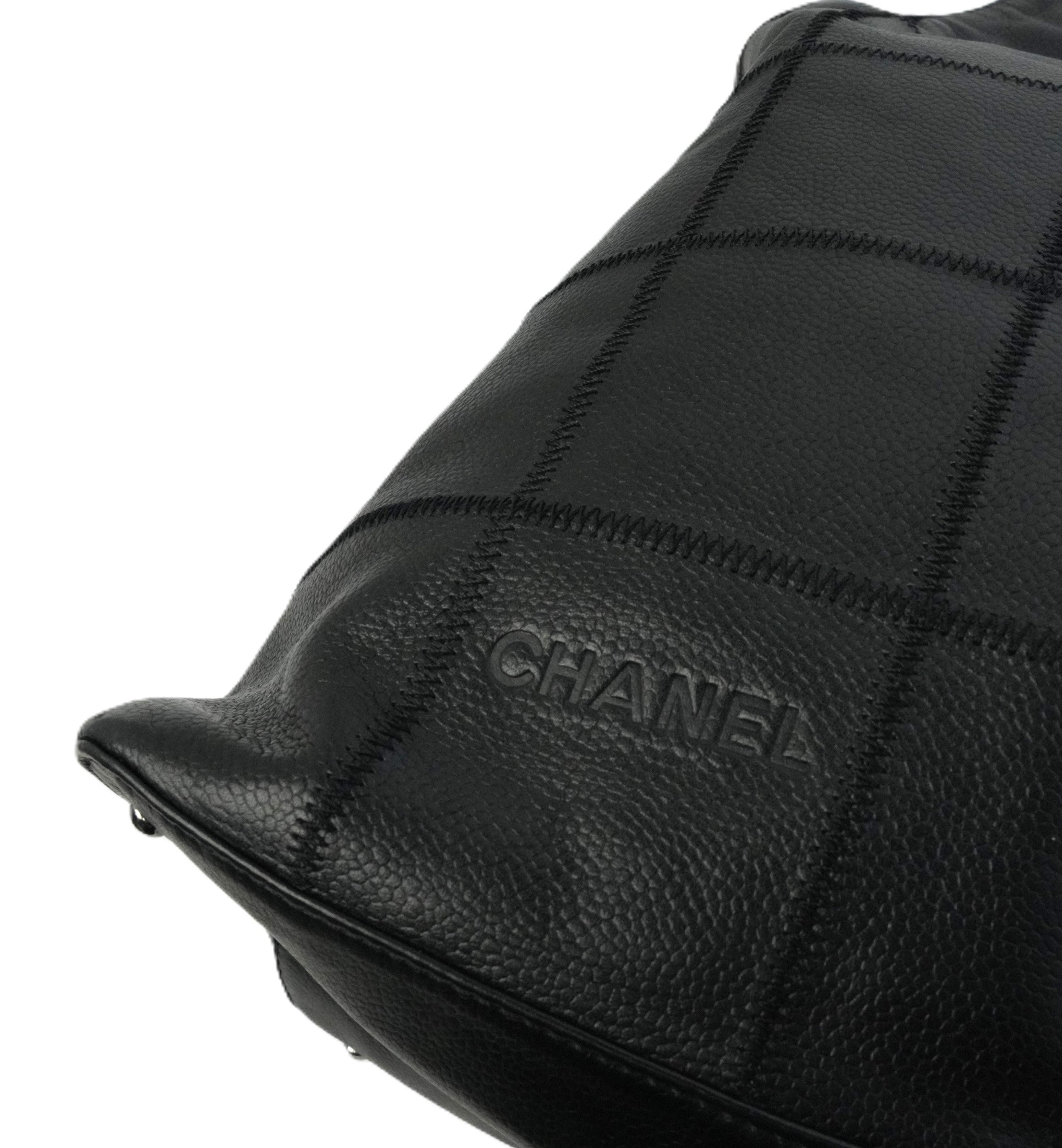 CHANEL Choco Bar Fringe Tote Bag/Shoulder Bag