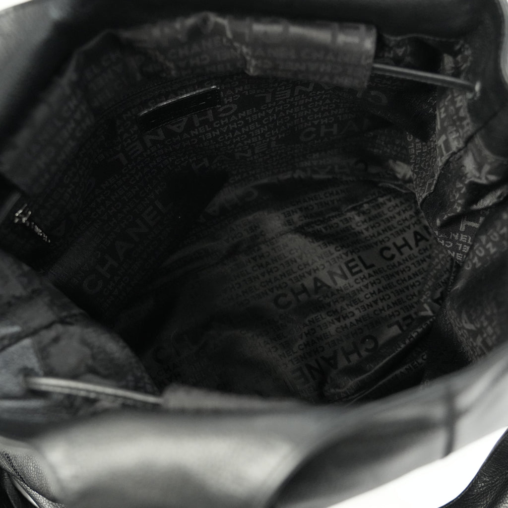 CHANEL Choco Bar Fringe Tote Bag/Shoulder Bag
