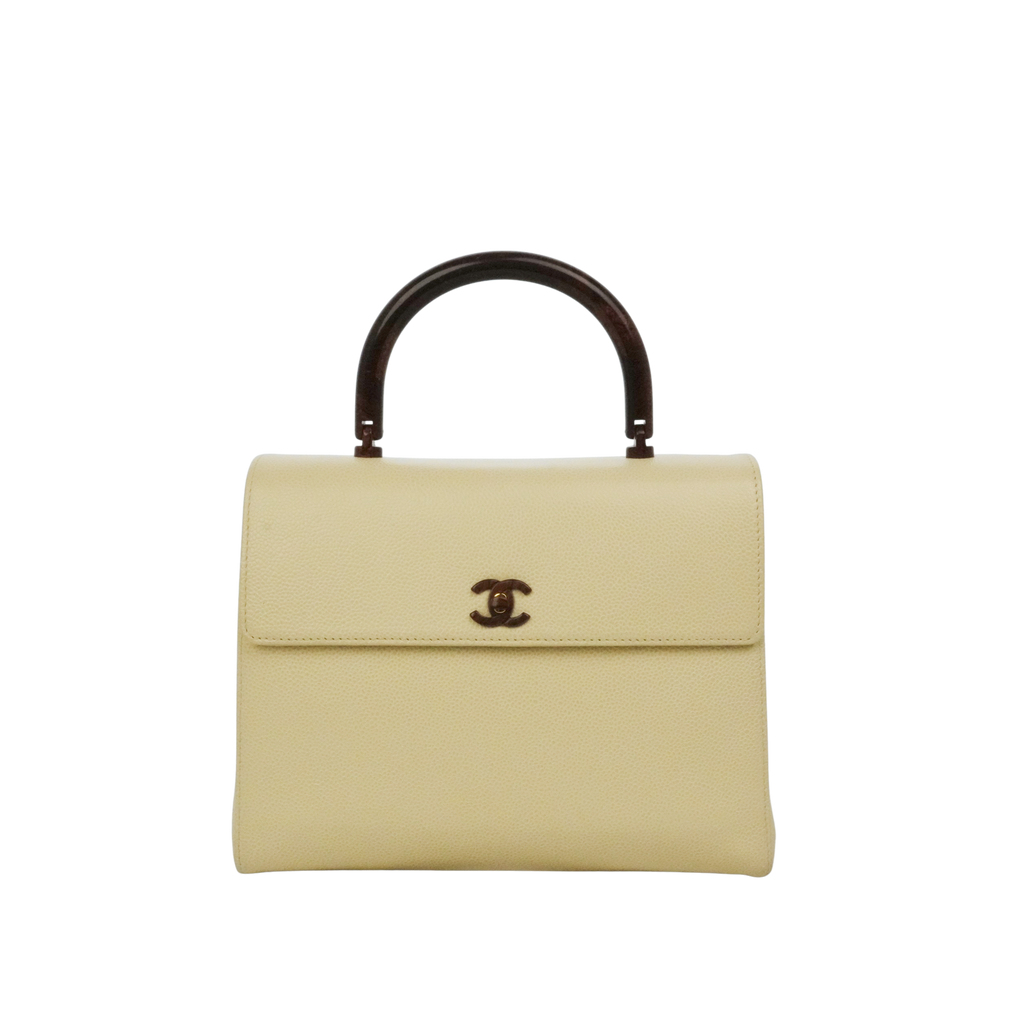 CHANEL 2000-2002 Kelly-style Coco Mark Handbag