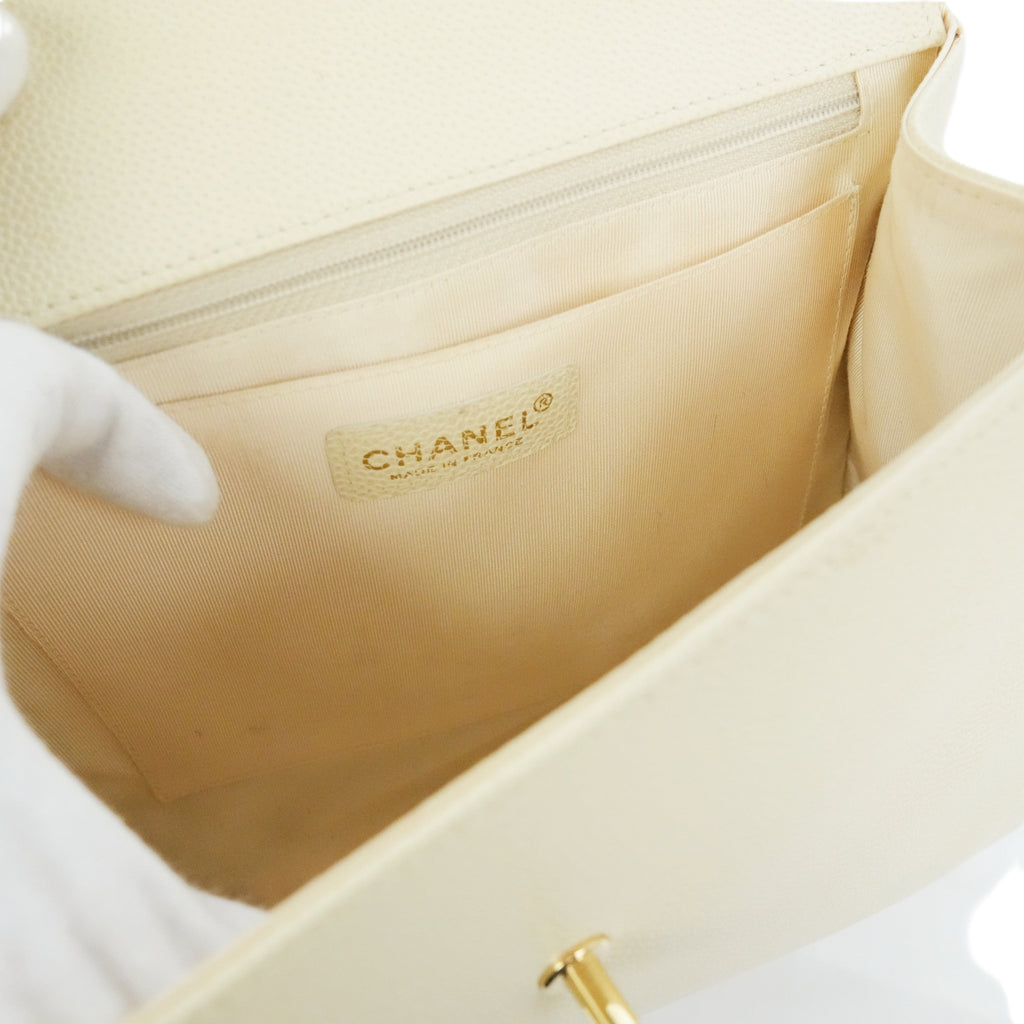 CHANEL 2000-2002 Kelly-style Coco Mark Handbag