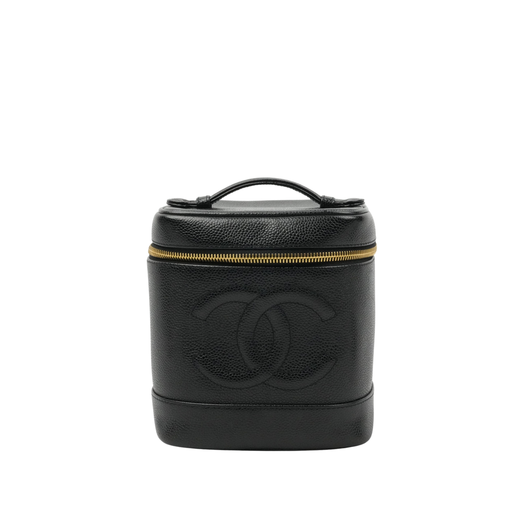 CHANEL 2000–2002 Caviar Skin Vanity Handbag