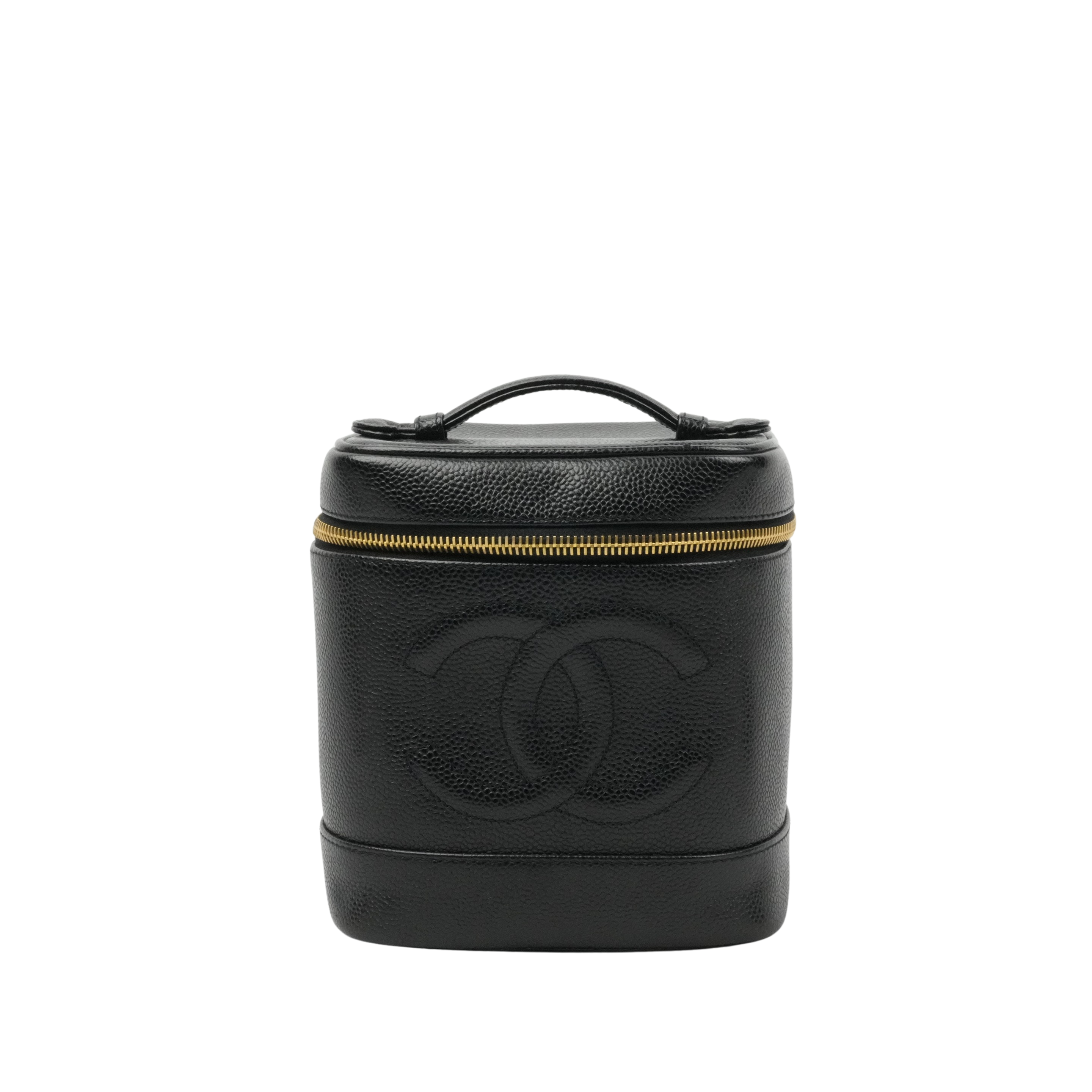 CHANEL 2000–2002 Caviar Skin Vanity Handbag