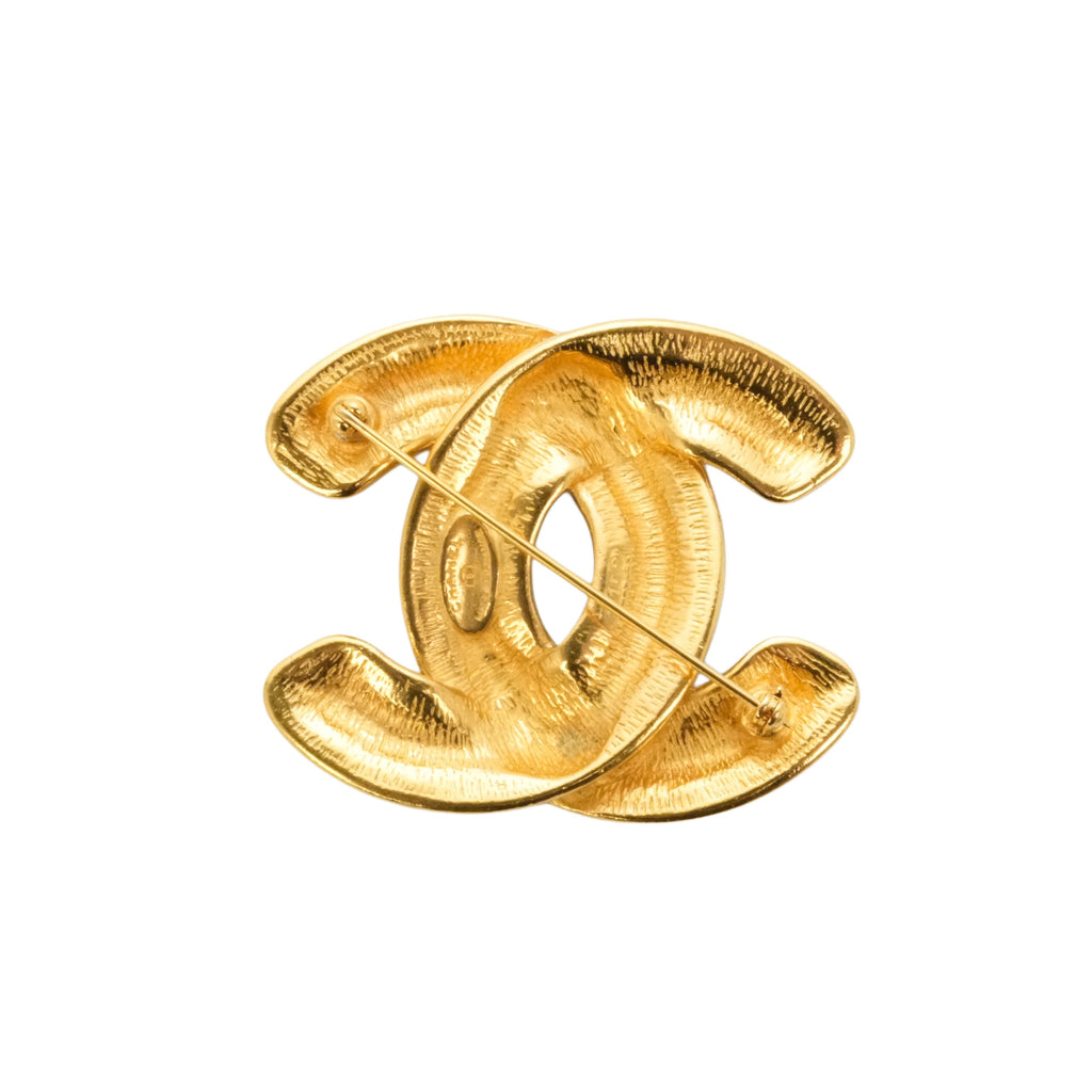 CHANEL Coco Mark Matelassé Brooch