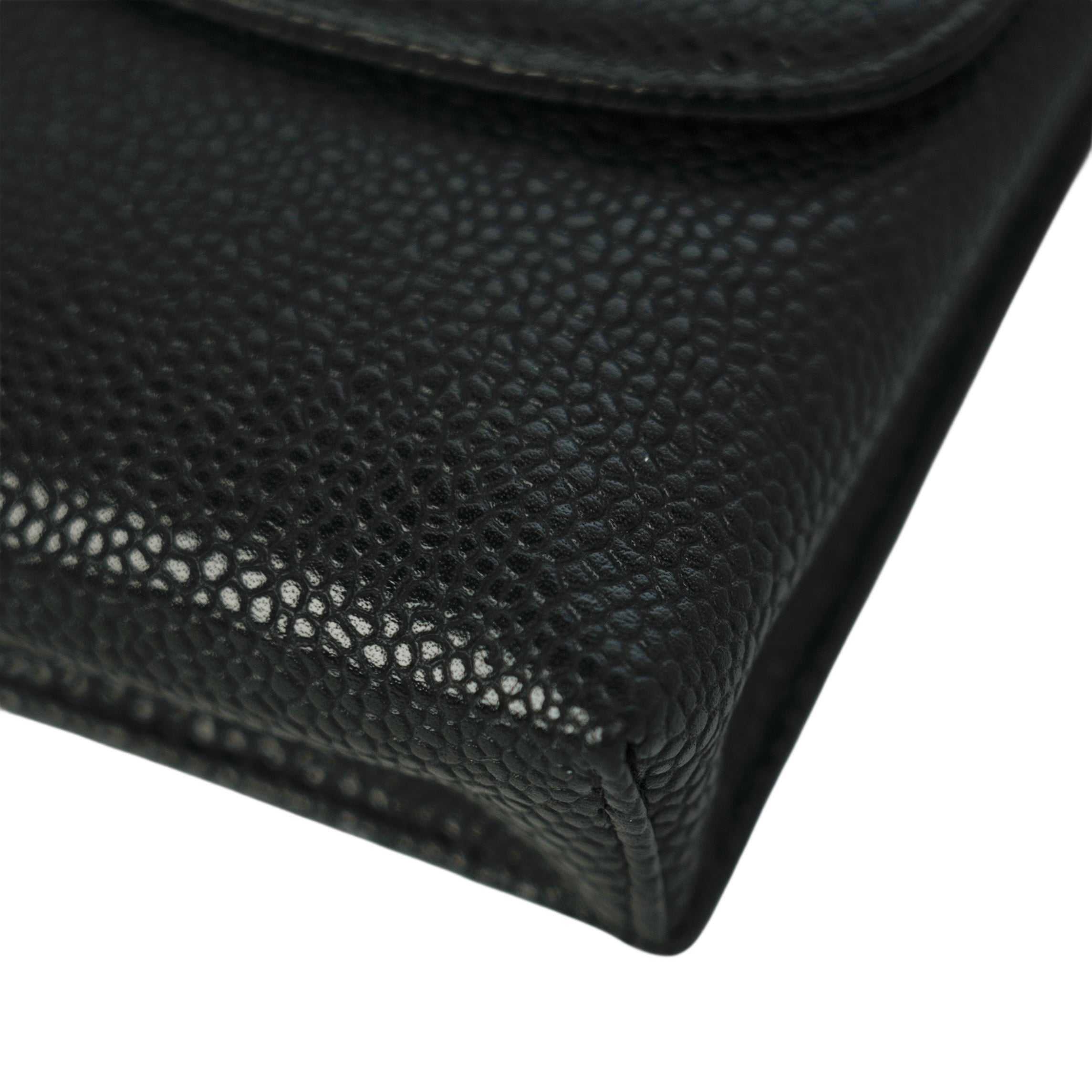 CHANEL 2008–2009 Caviar Leather Cigarette Case