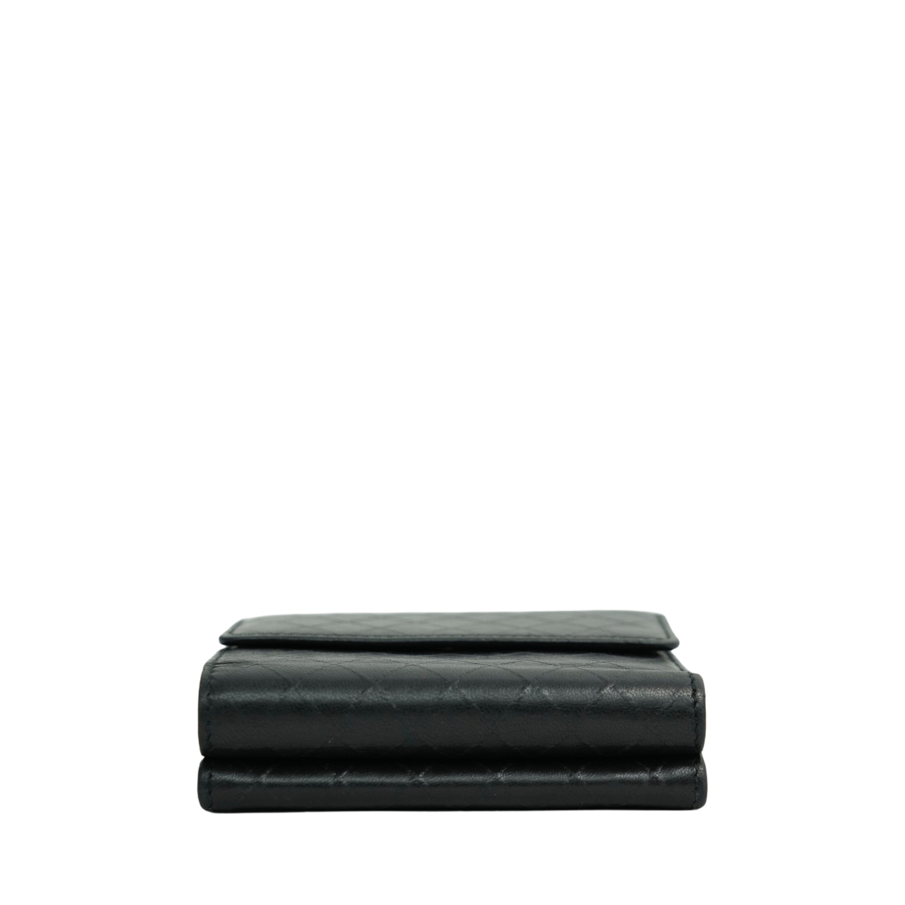 CHANEL 2004–2005 Ginza Limited Camellia Trifold Wallet