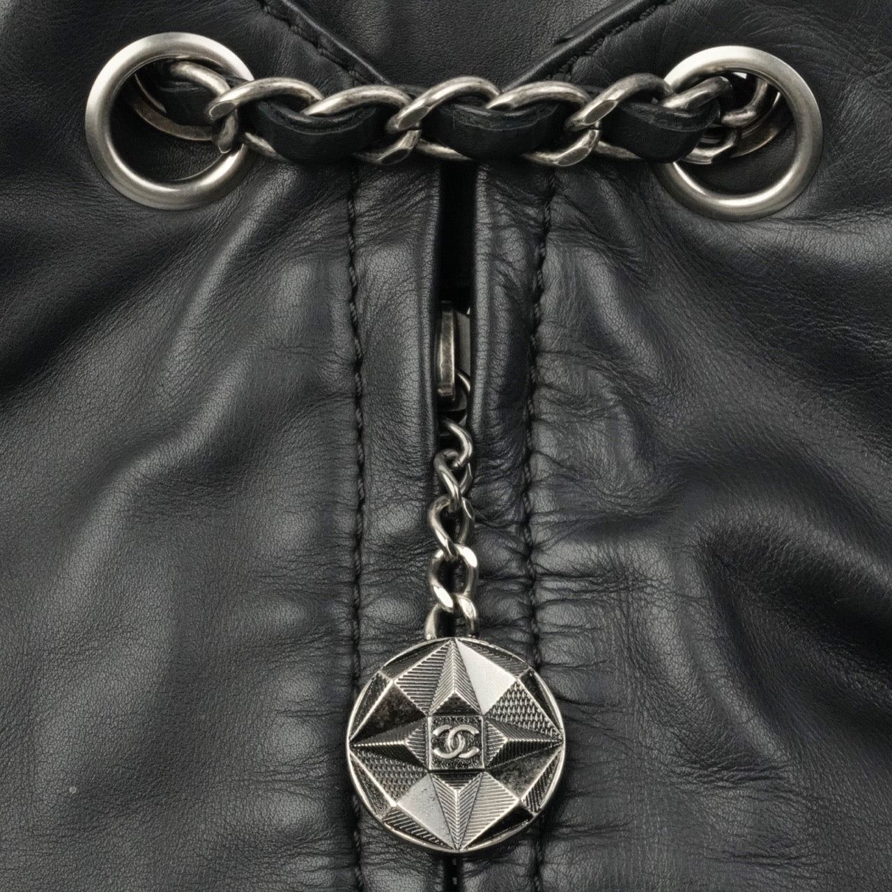 CHANEL 2012-2013 Matelassé Chain Lambskin Backpack
