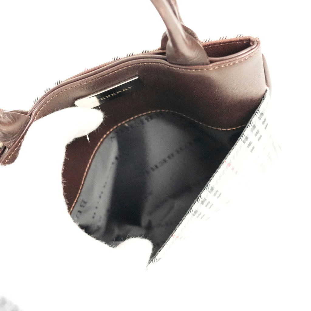 BURBERRY Nova Check Mini Handbag