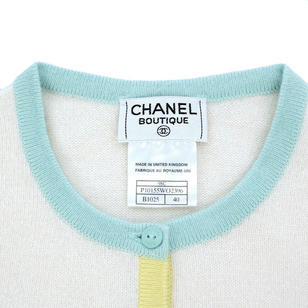 CHANEL 1998 Ensemble Knit Cashmere Size 40 Top