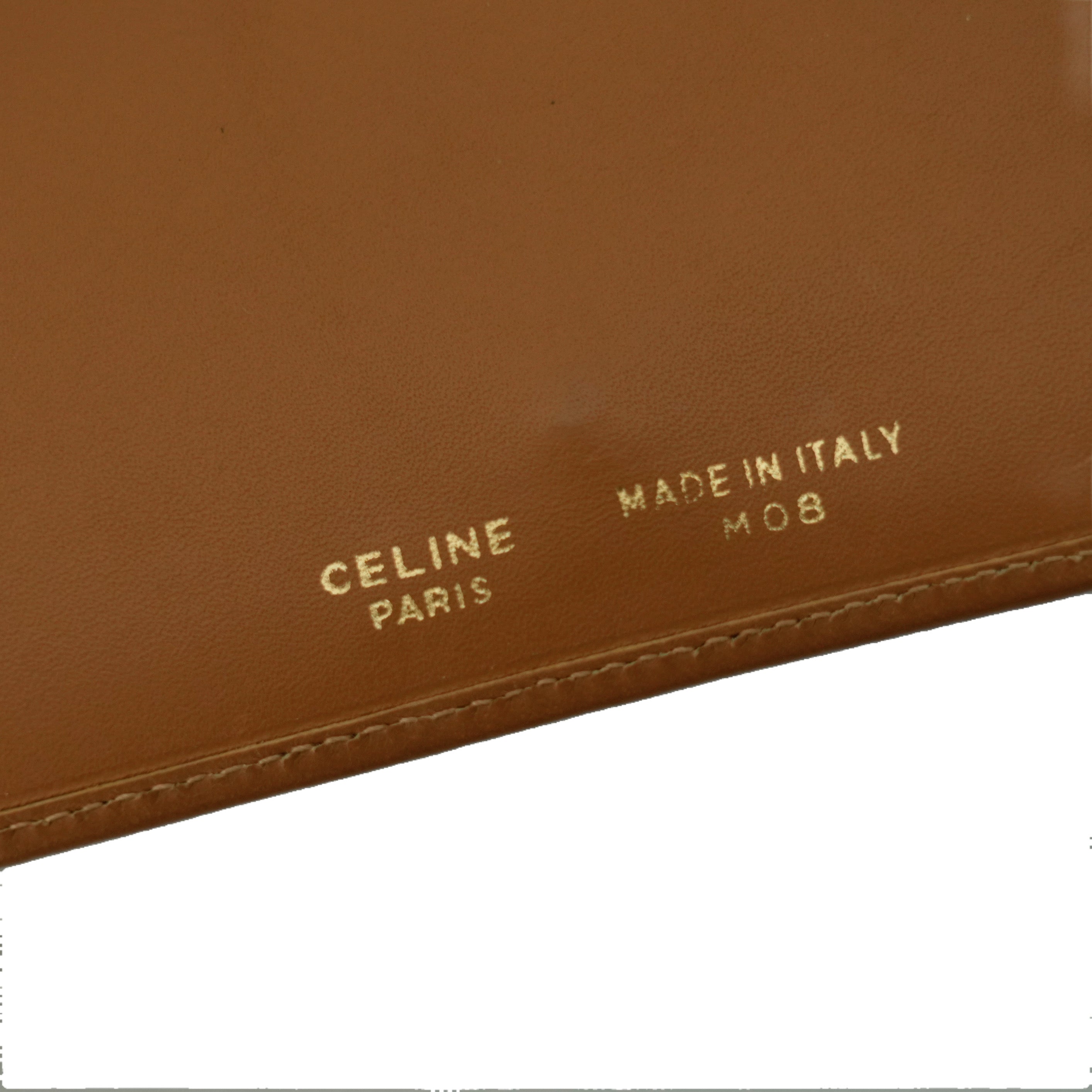 CELINE Macadam Kisslock Long Wallet