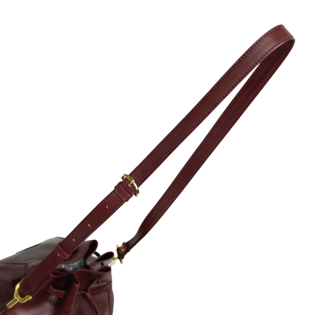 CARTIER Mustline Kinchaku-Type Shoulder Bag