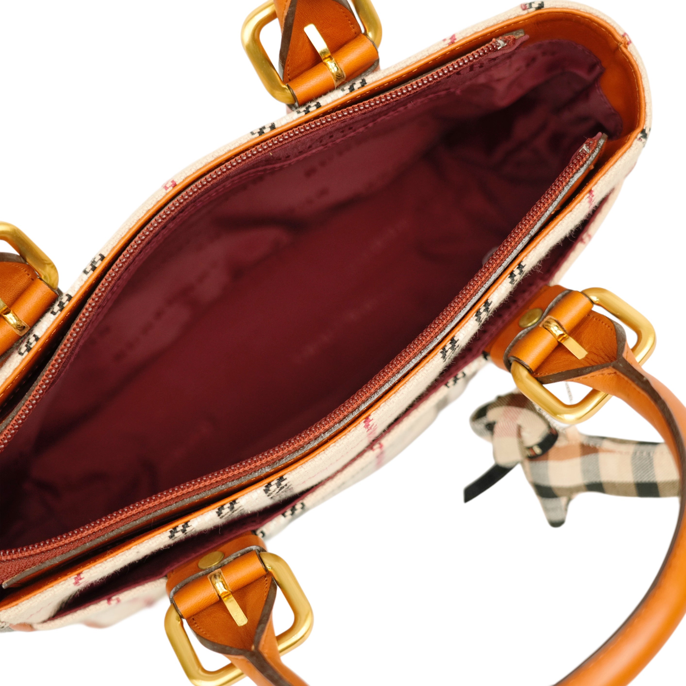 BURBERRY Nova Check Handbag