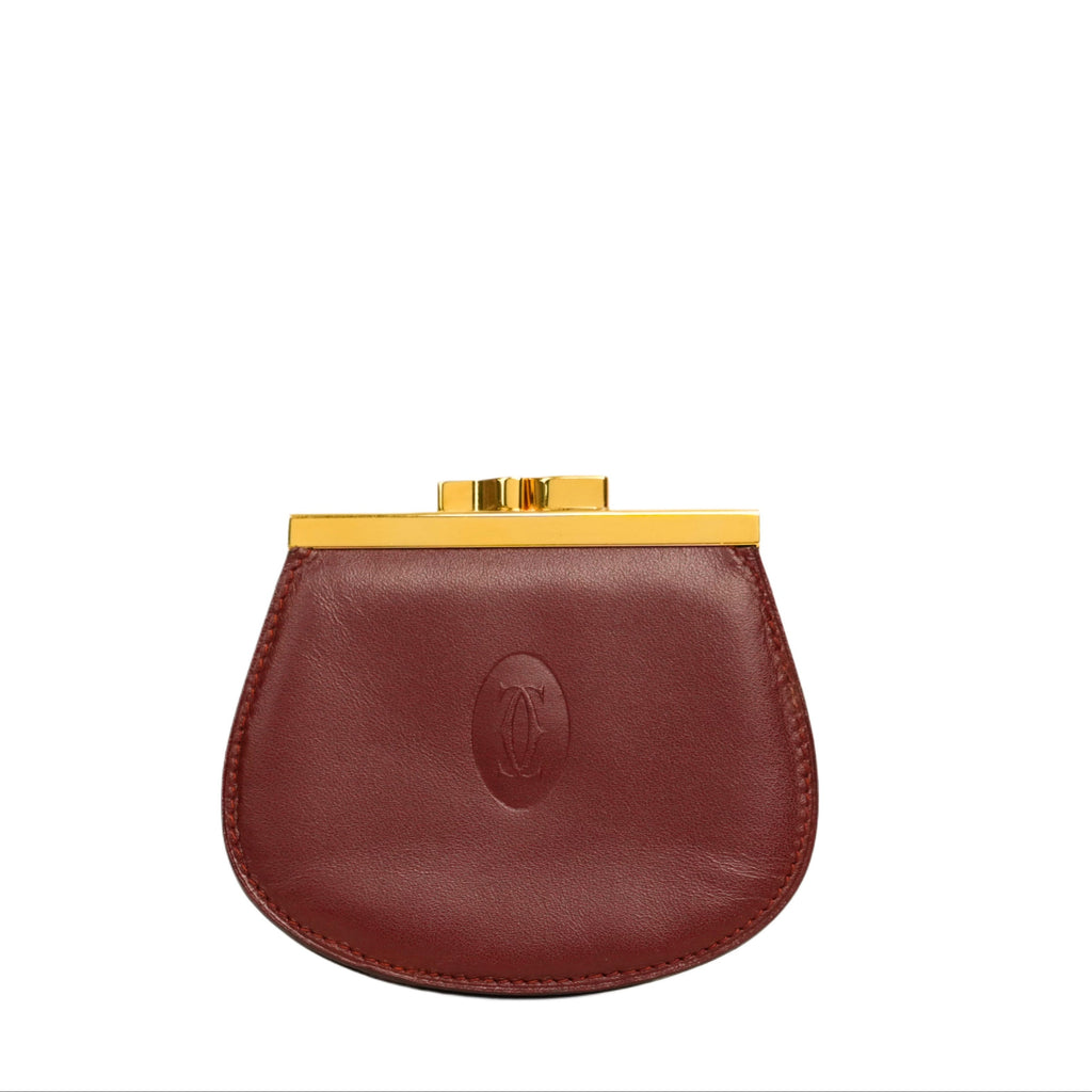 CARTIER Must Line Kiss-lock Coin Case