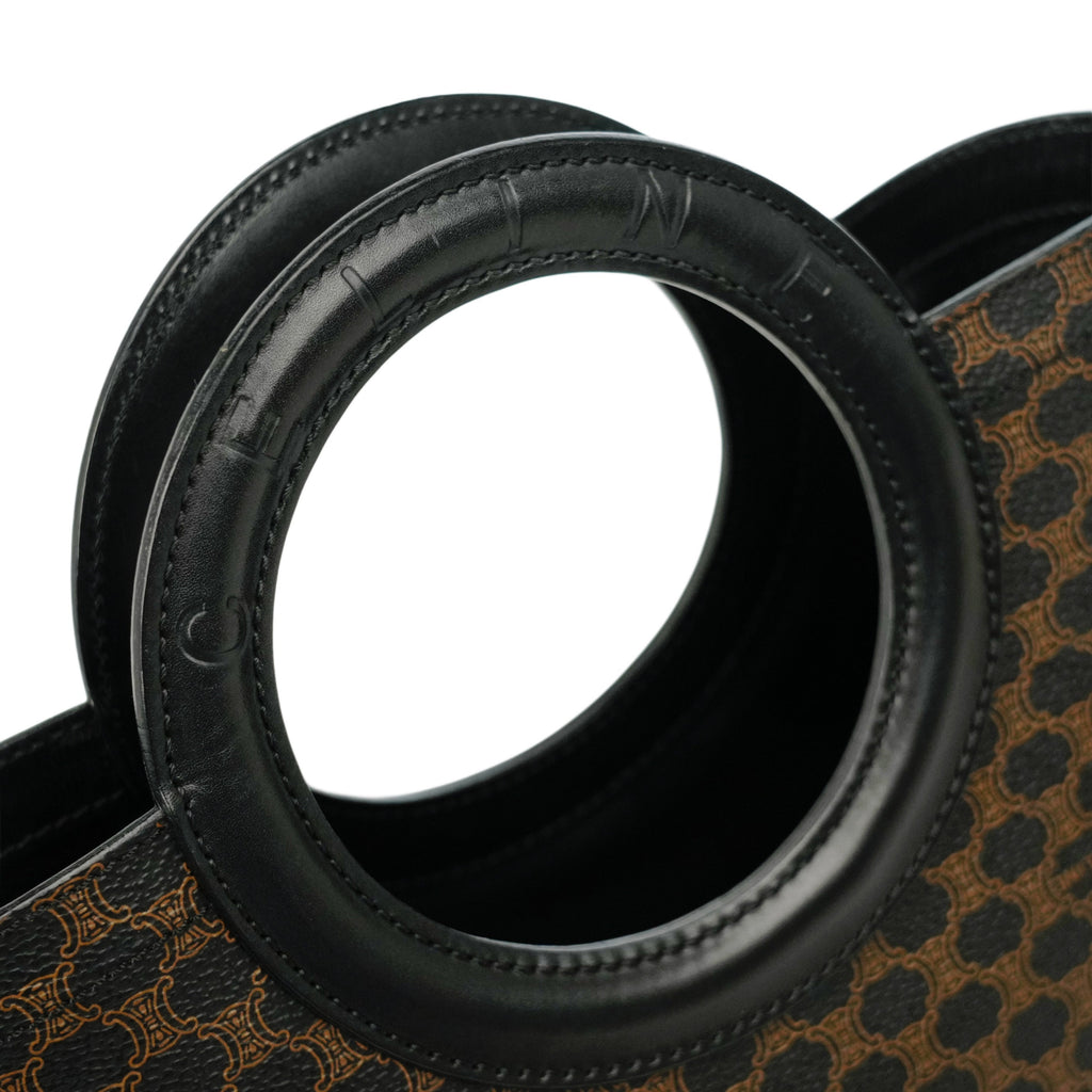 CELINE Handbag Black Macadam