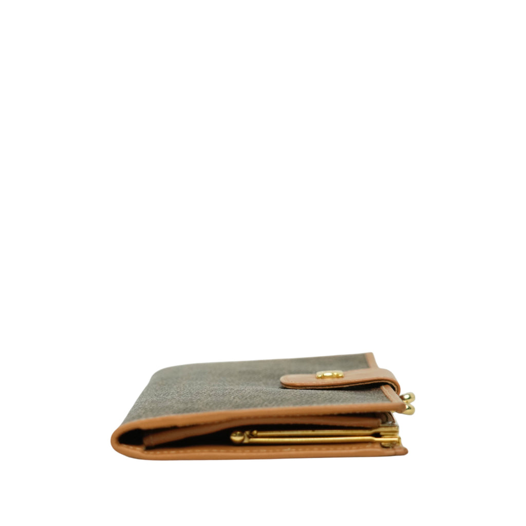 CELINE Macadam Kisslock Long Wallet