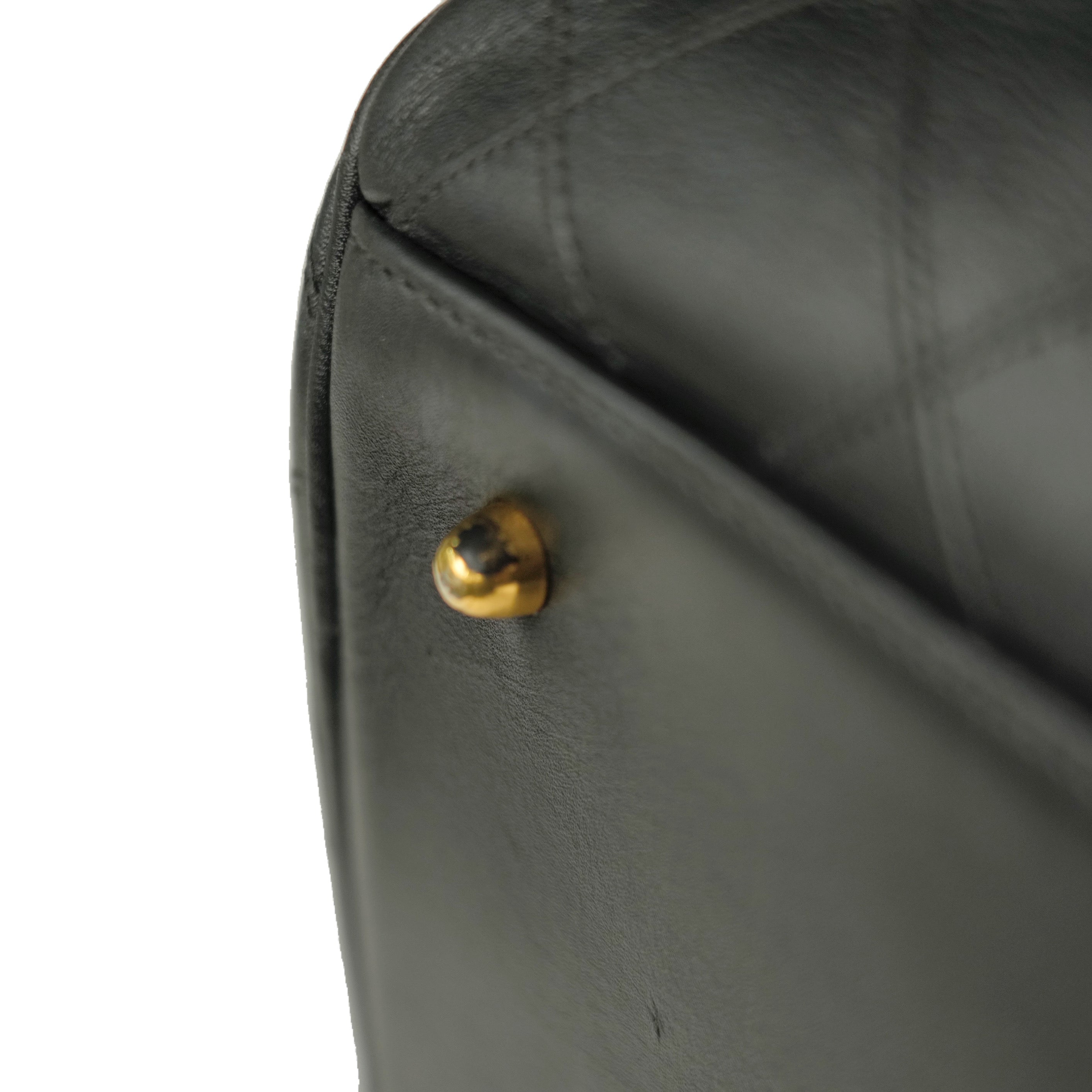 CHANEL 1991–1994 Matelassé Boston 60 Handbag / Shoulder Bag 2-Way