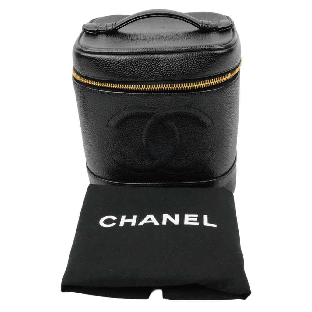 CHANEL 2000–2002 Caviar Skin Vanity Handbag