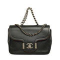 CHANEL Coco Mark Chain Aged Metal Hardware Handbag / Shoulder Bag