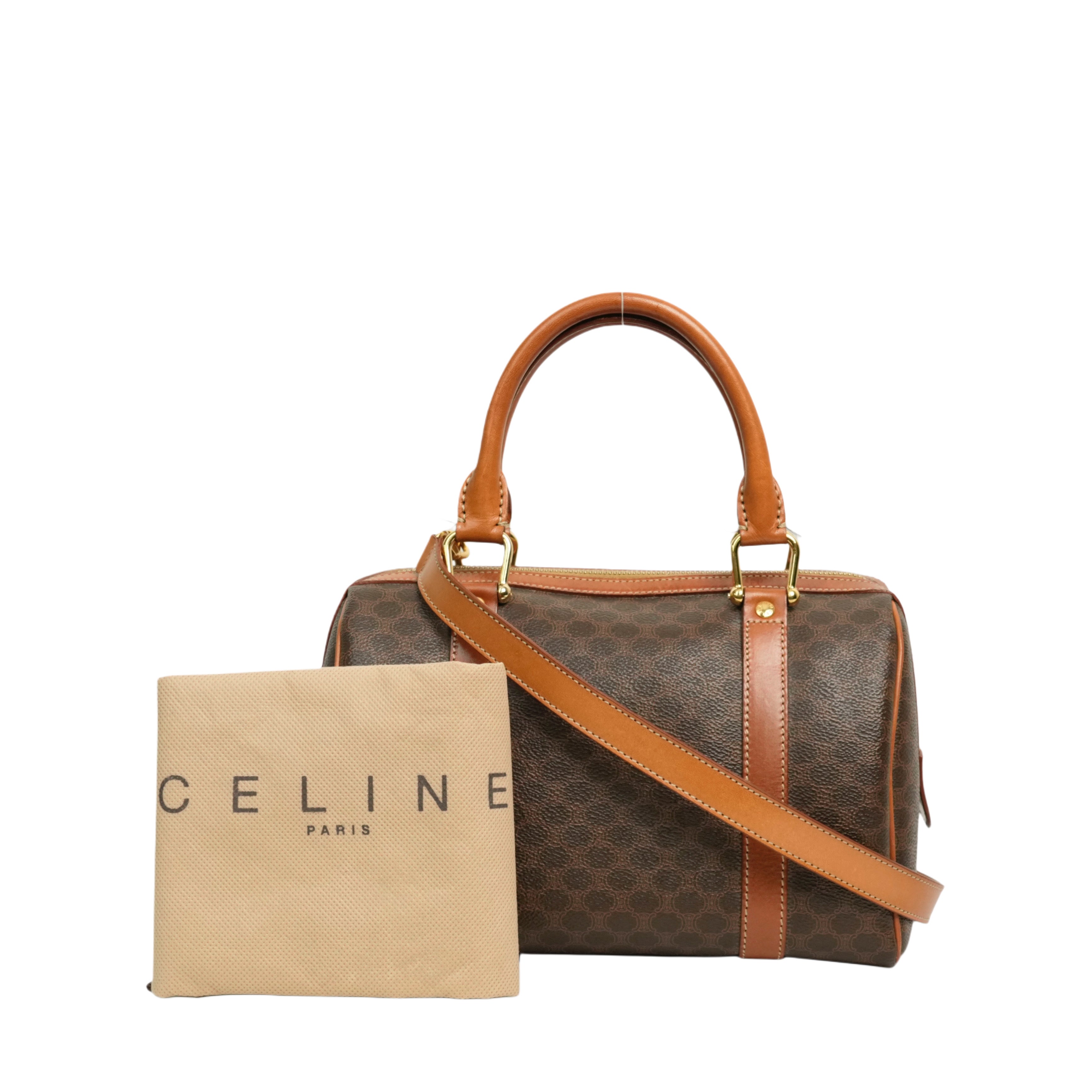 CELINE Macadam Boston 25 Handbag/Shoulder Bag 2Way
