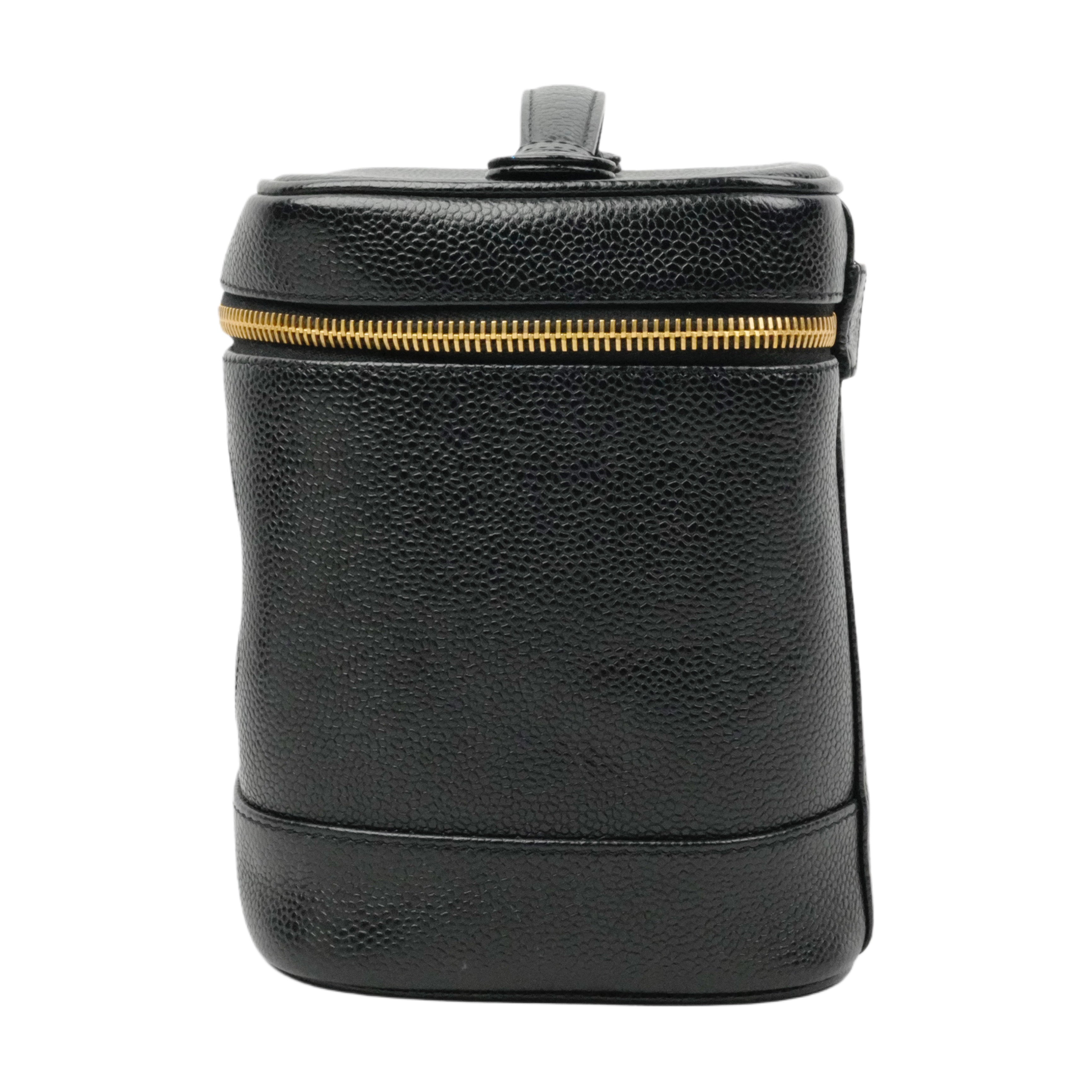 CHANEL 2000–2002 Caviar Skin Vanity Handbag