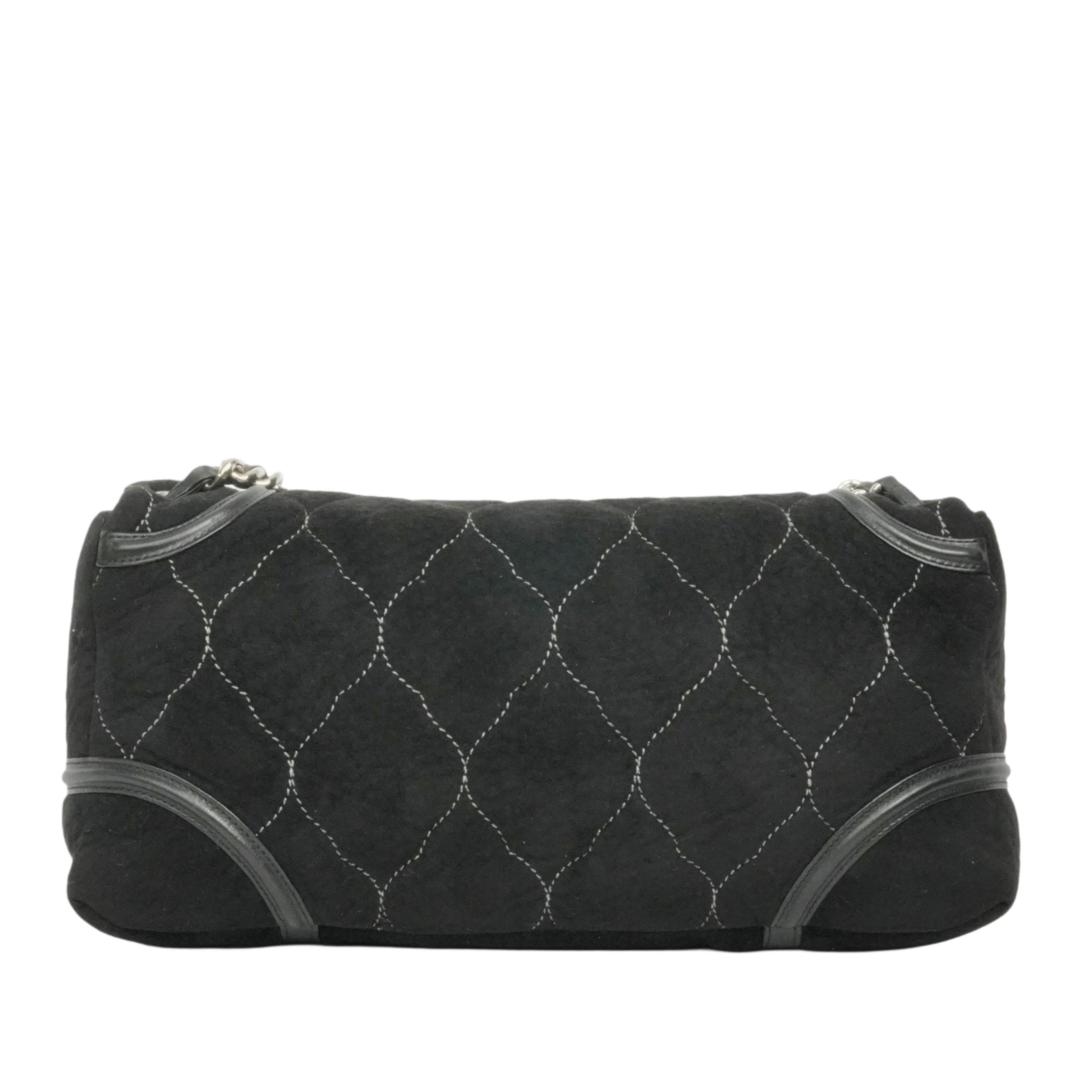 CHANEL 2008-2009 Quilted Coco Mark Chain Shoulder Bag