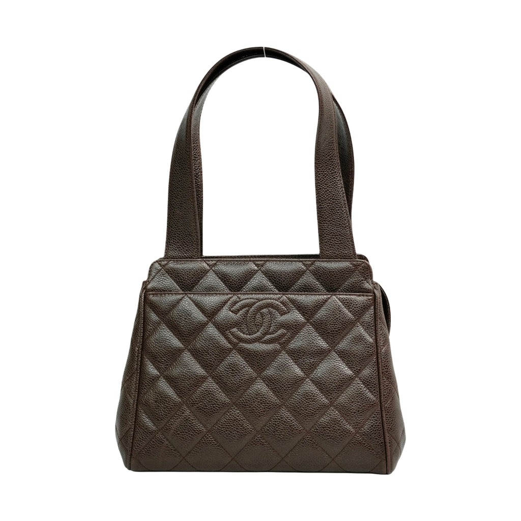 CHANEL 1996–1997 Matelasse Caviar Skin Handbag