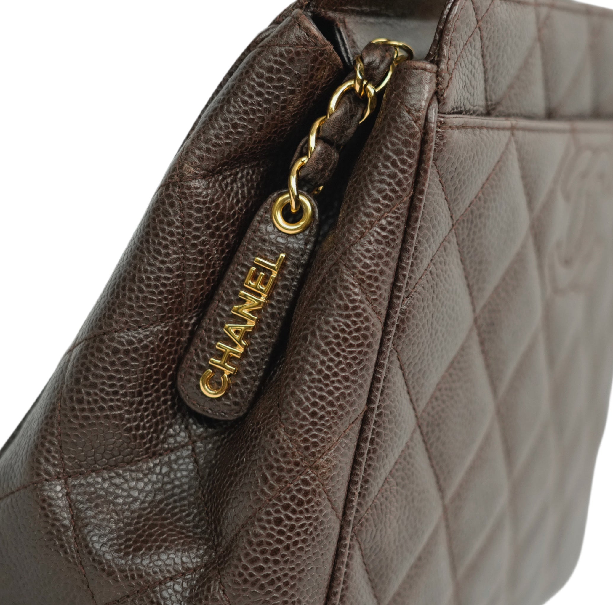 CHANEL 1996–1997 Matelasse Caviar Skin Handbag