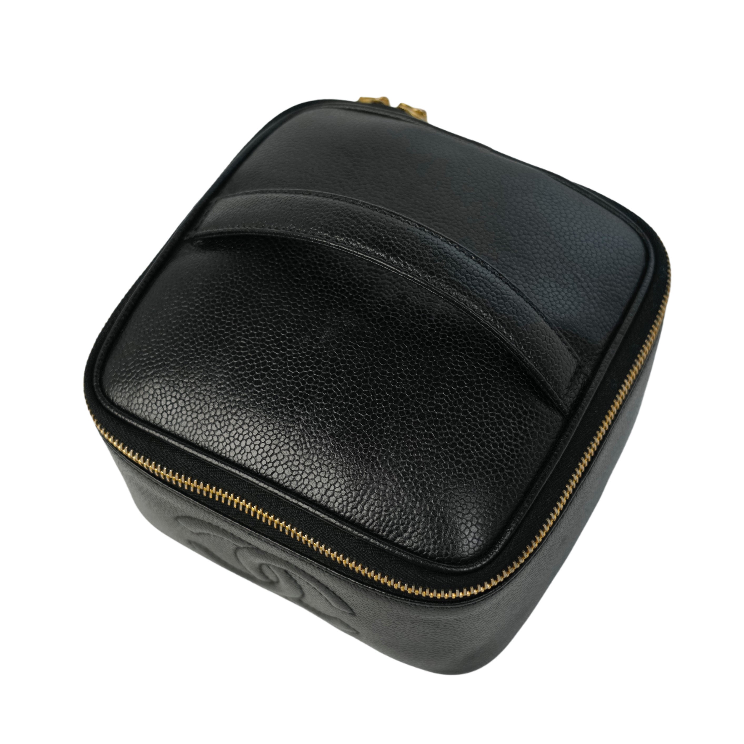 CHANEL 1996–1997 Caviar Leather Vanity Handbag