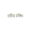 CHANEL Ag925 Hoop Earrings