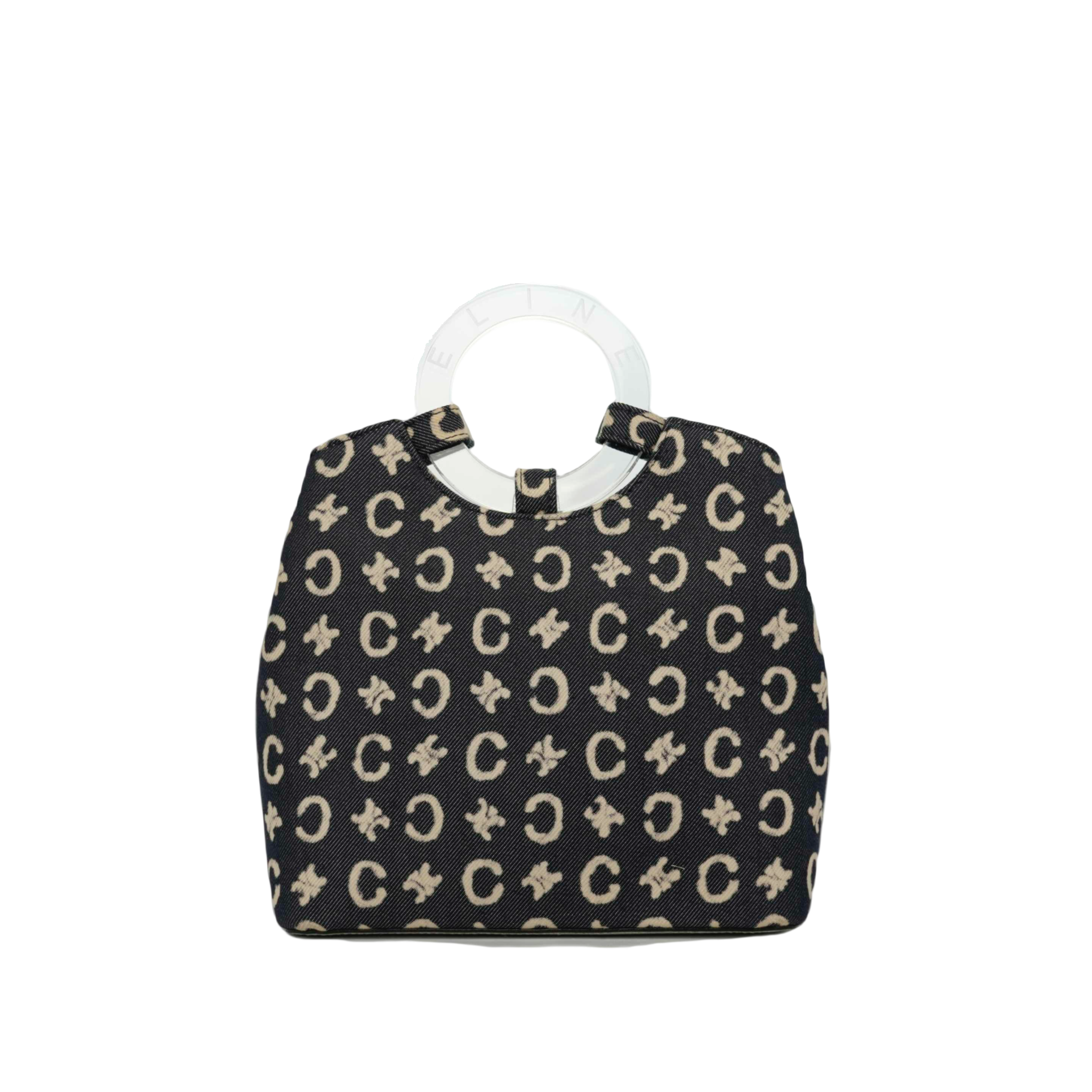 CELINE Denim C Macadam Handbag